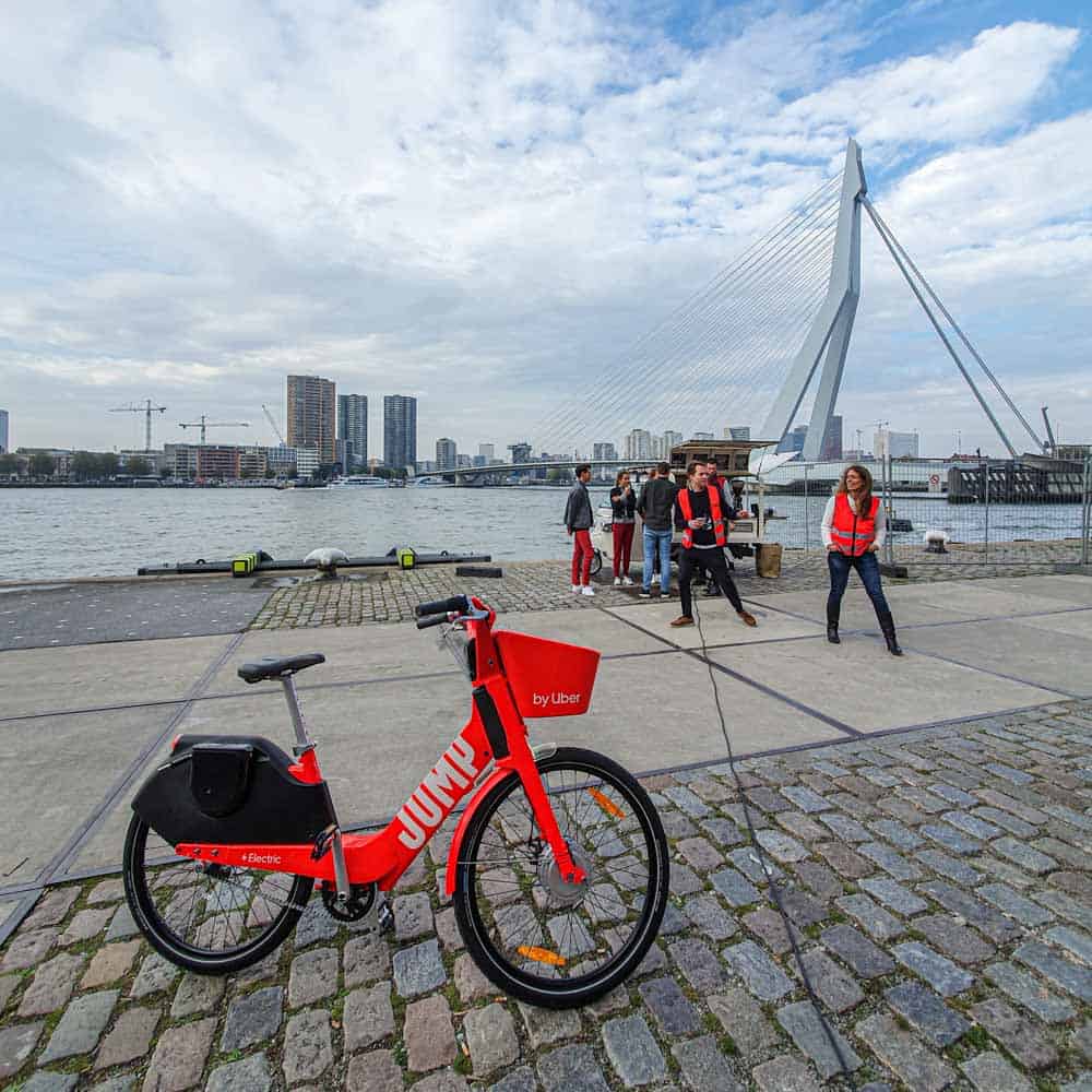 JUMP electric bicycles are now available in Rotterdam