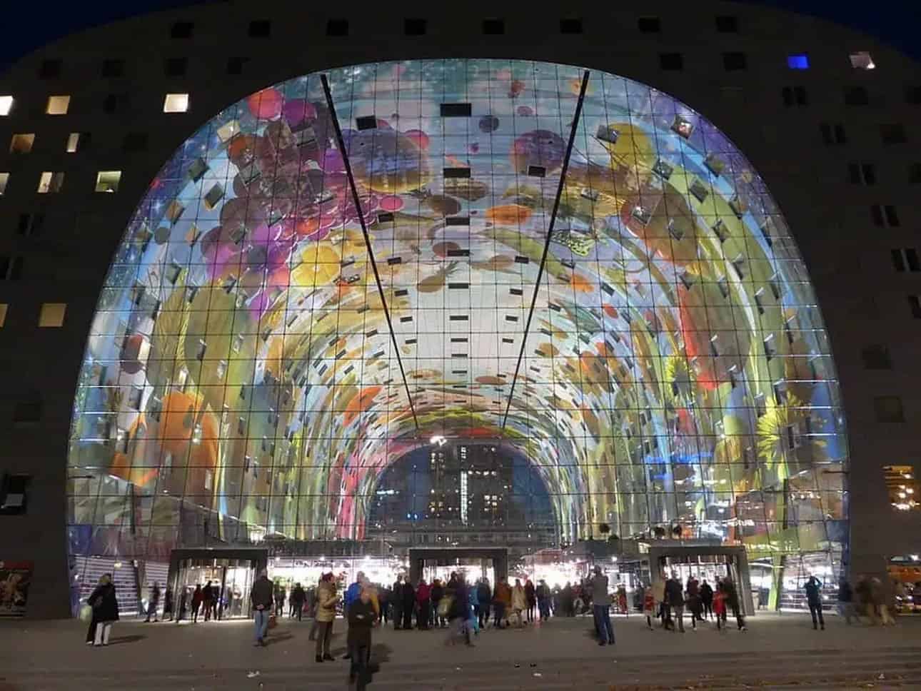 Markthal Rotterdam in the evening 📷 Paul Arps