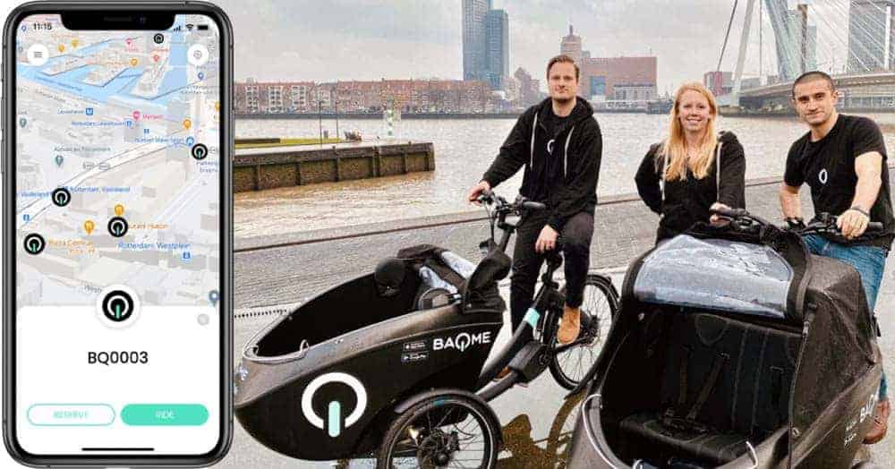 BAQME introduces electric shared cargo bikes in Rotterdam