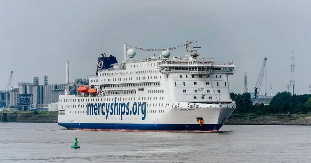 Global Mercy is visiting Rotterdam and you can hop aboard