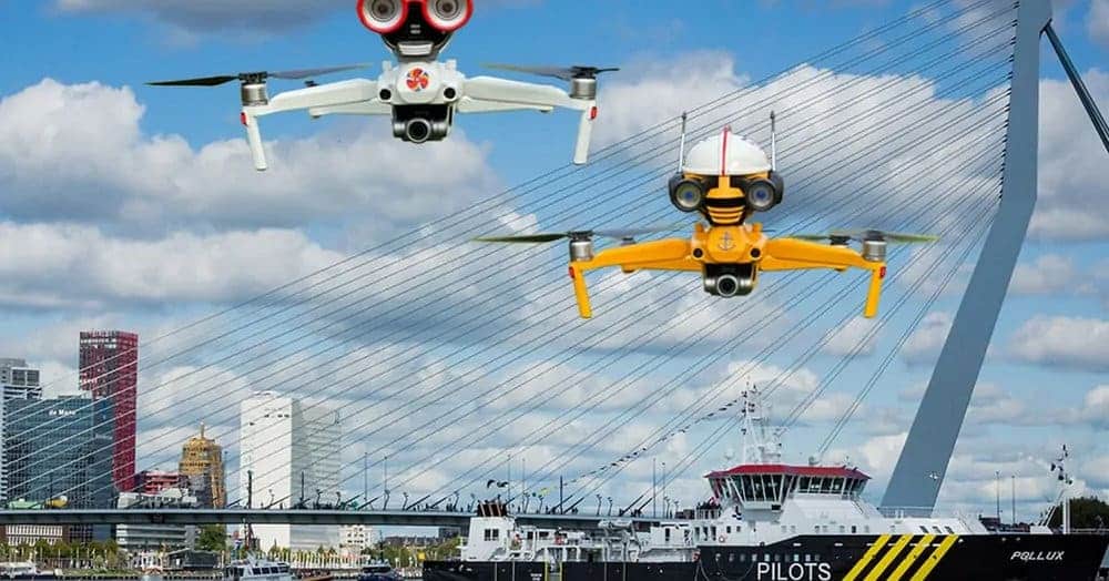 Digital Port Day enlists talking drone-robots as tour guides