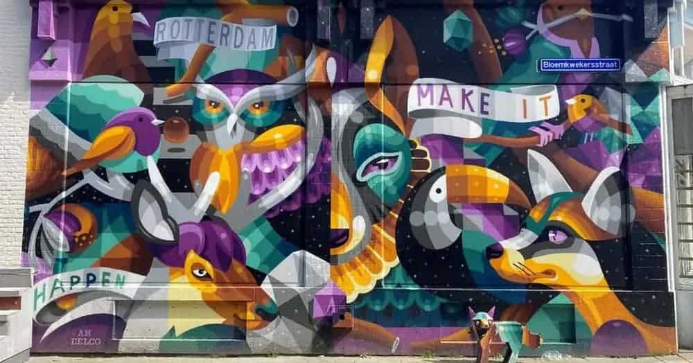 Street art in Rotterdam - murals, art routes &amp; guided tours