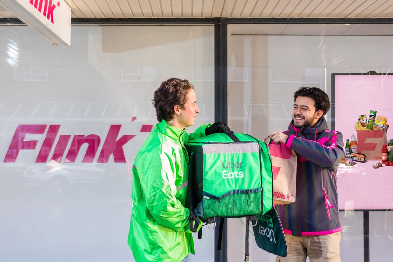 Flink groceries now available to order via Uber Eats in Rotterdam