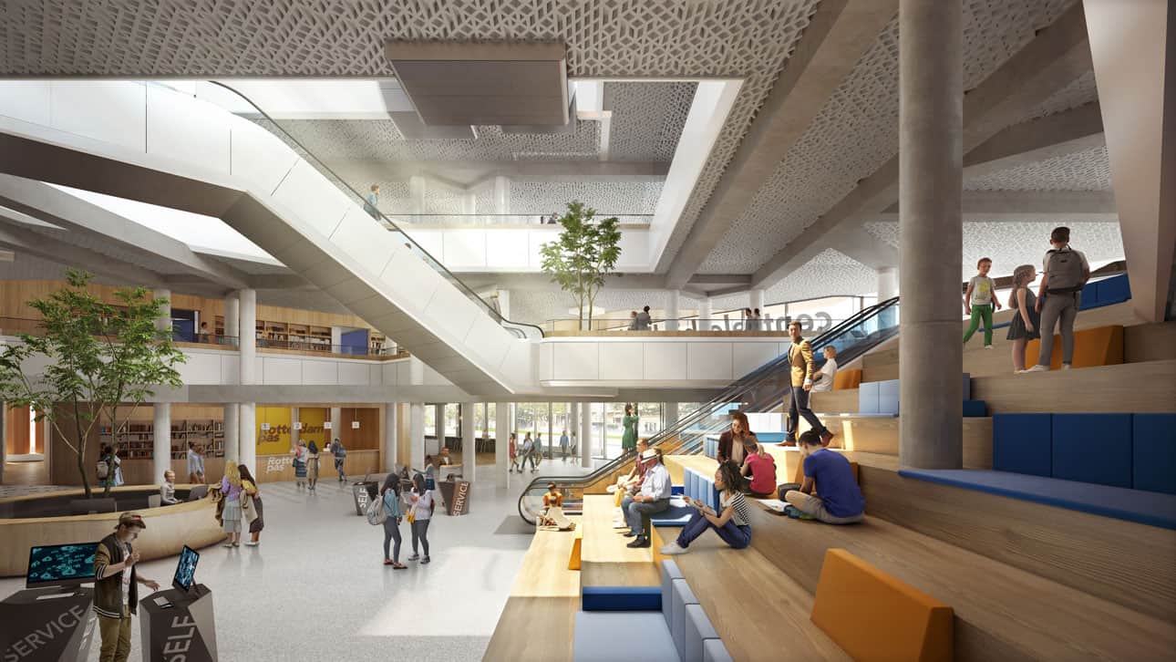 Revamp of Rotterdam Central Library: Provisional design revealed