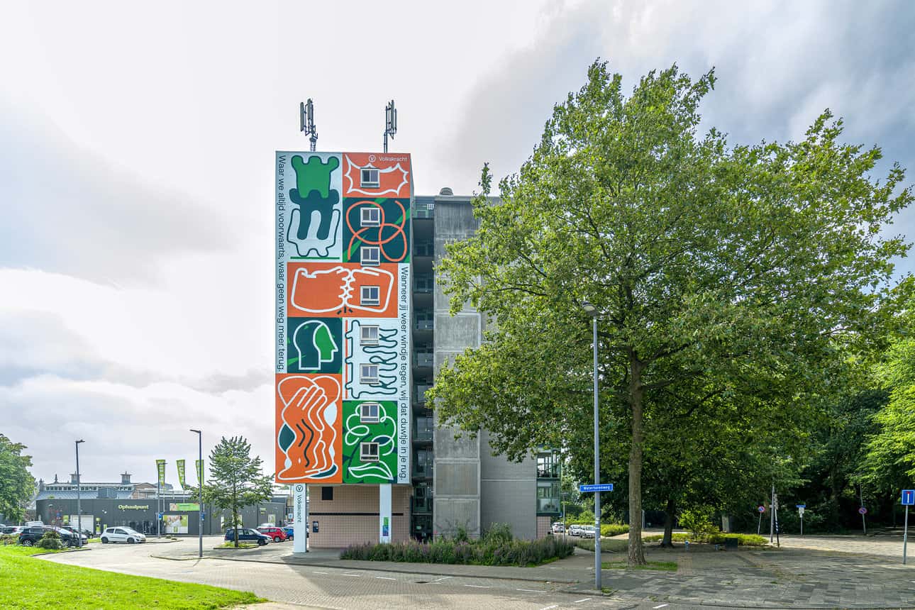 Rotterdam's Watertorenweg welcomes new mural by Volkskracht
