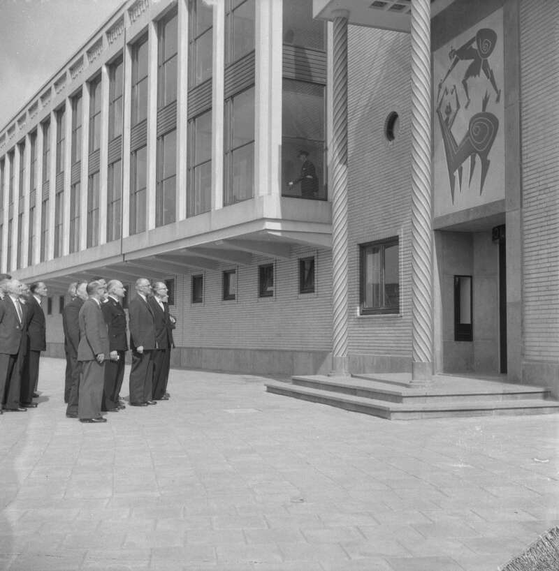 Opening of Marconiplein Police Station (1958). Photo credit: Eric Koch, Anefo National Archive