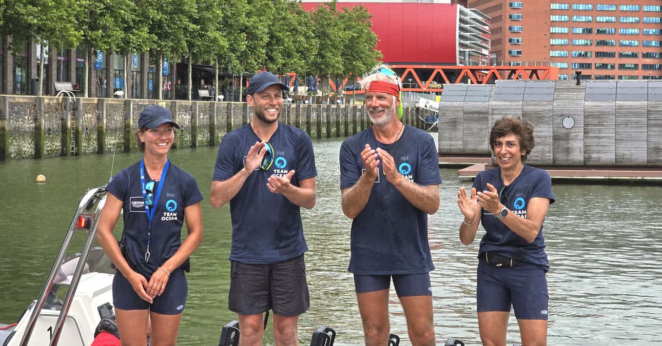 GROHE Team Ocean arrives in Rotterdam after Rhine expedition