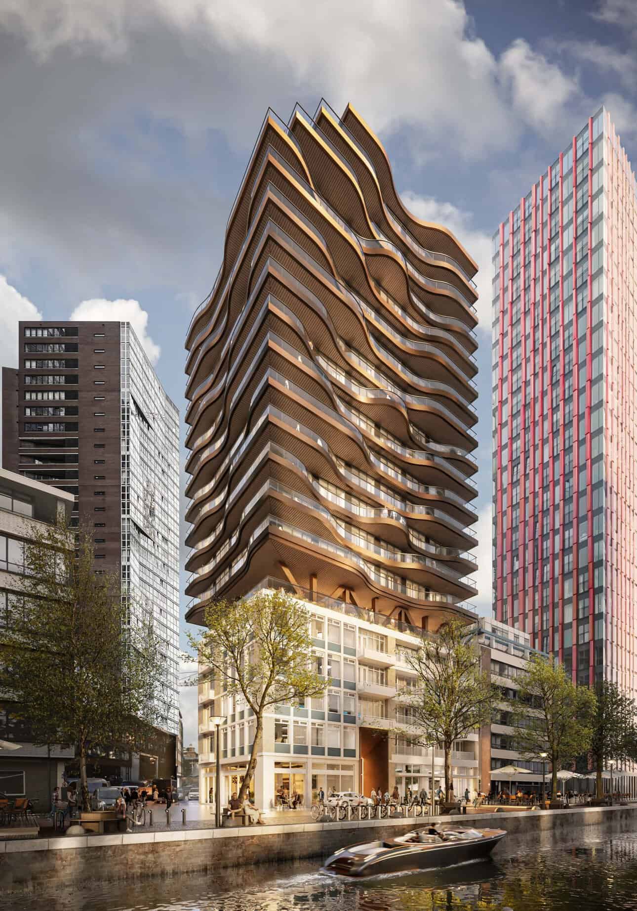 Riva tower to bring 56 apartments to Rotterdam