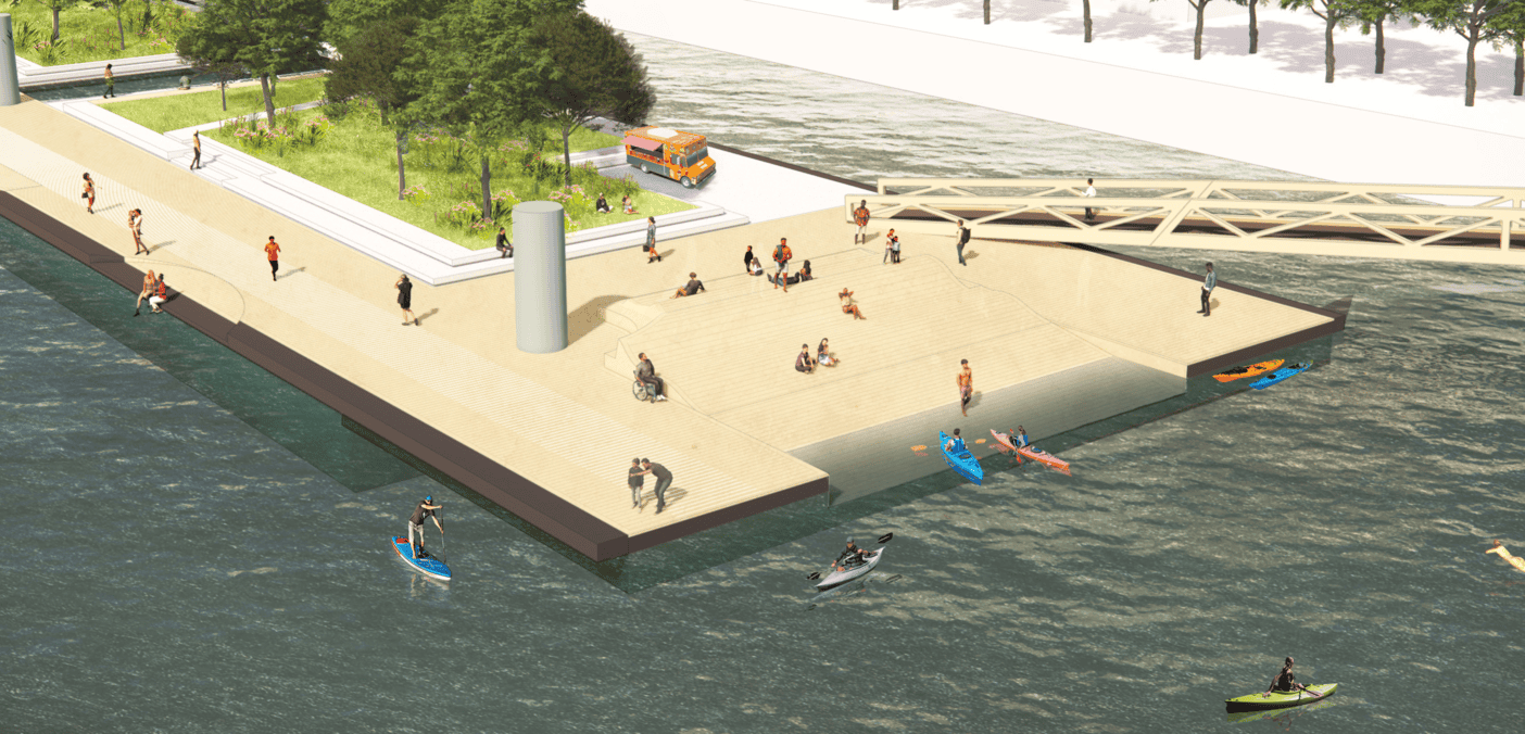 Artist Impression Wilhelminapier Kop Oost