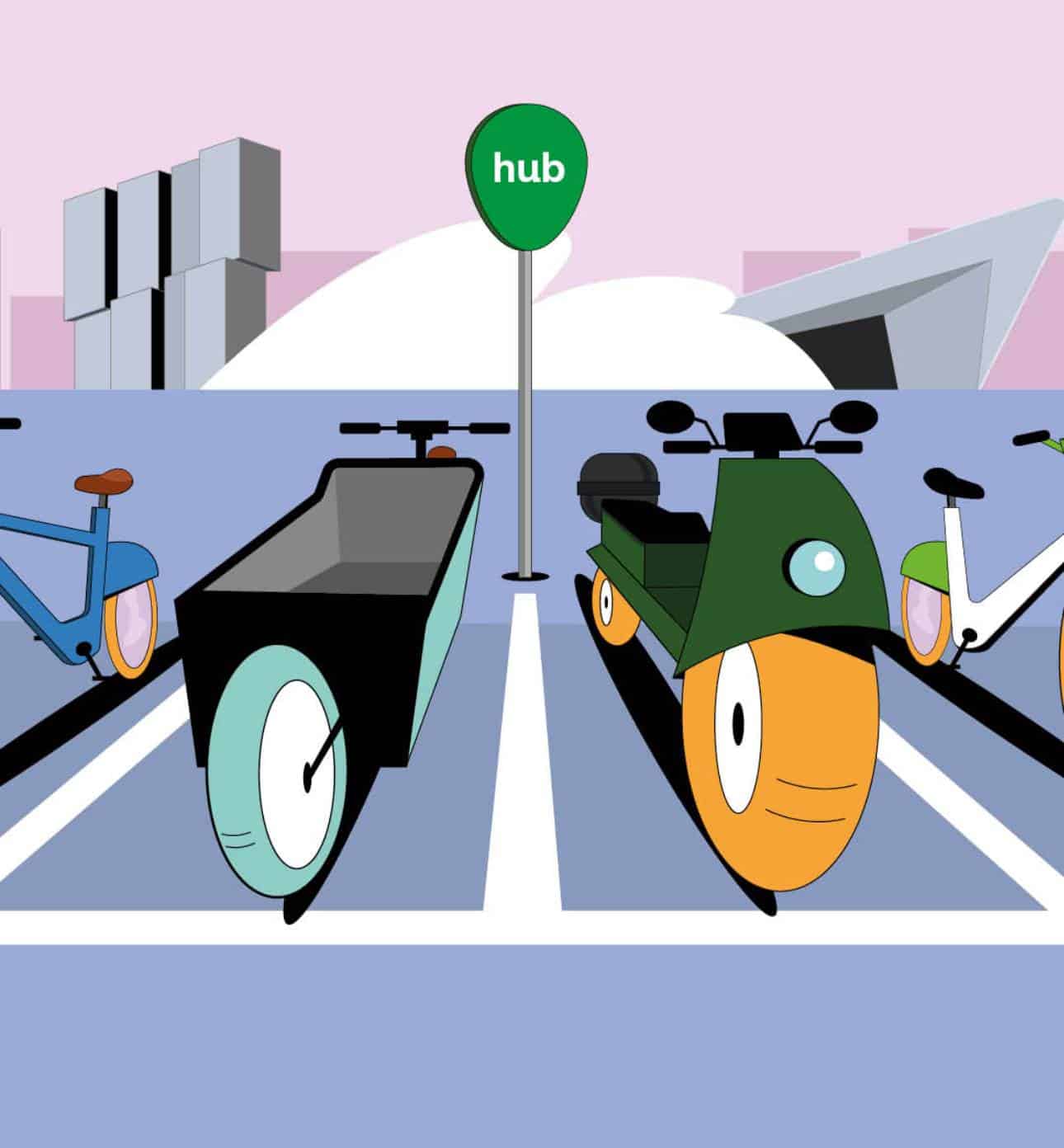 Rotterdam tackles wrongly parked shared scooters