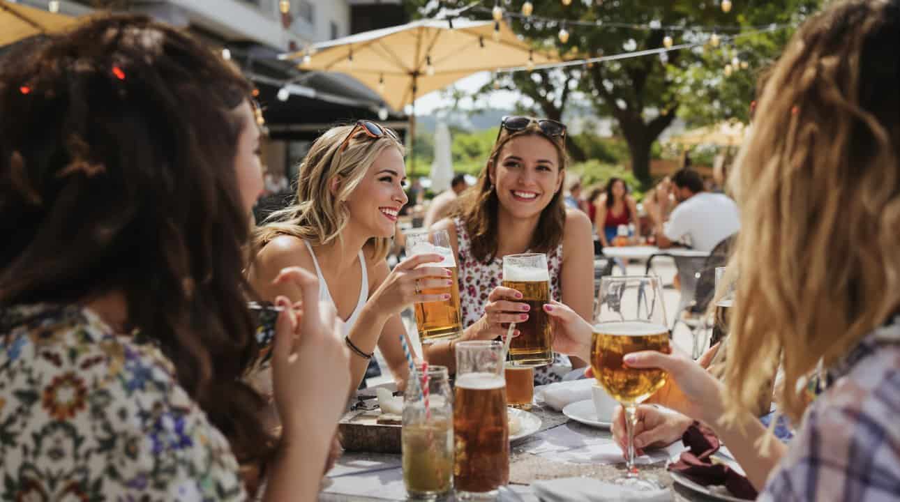 Summer pop-up terraces in Rotterdam