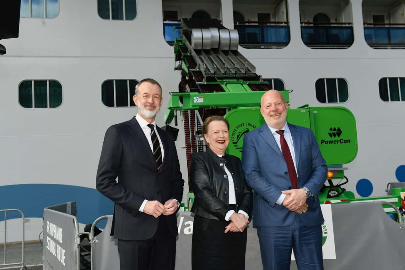 Rotterdam activates cruise ship shore power