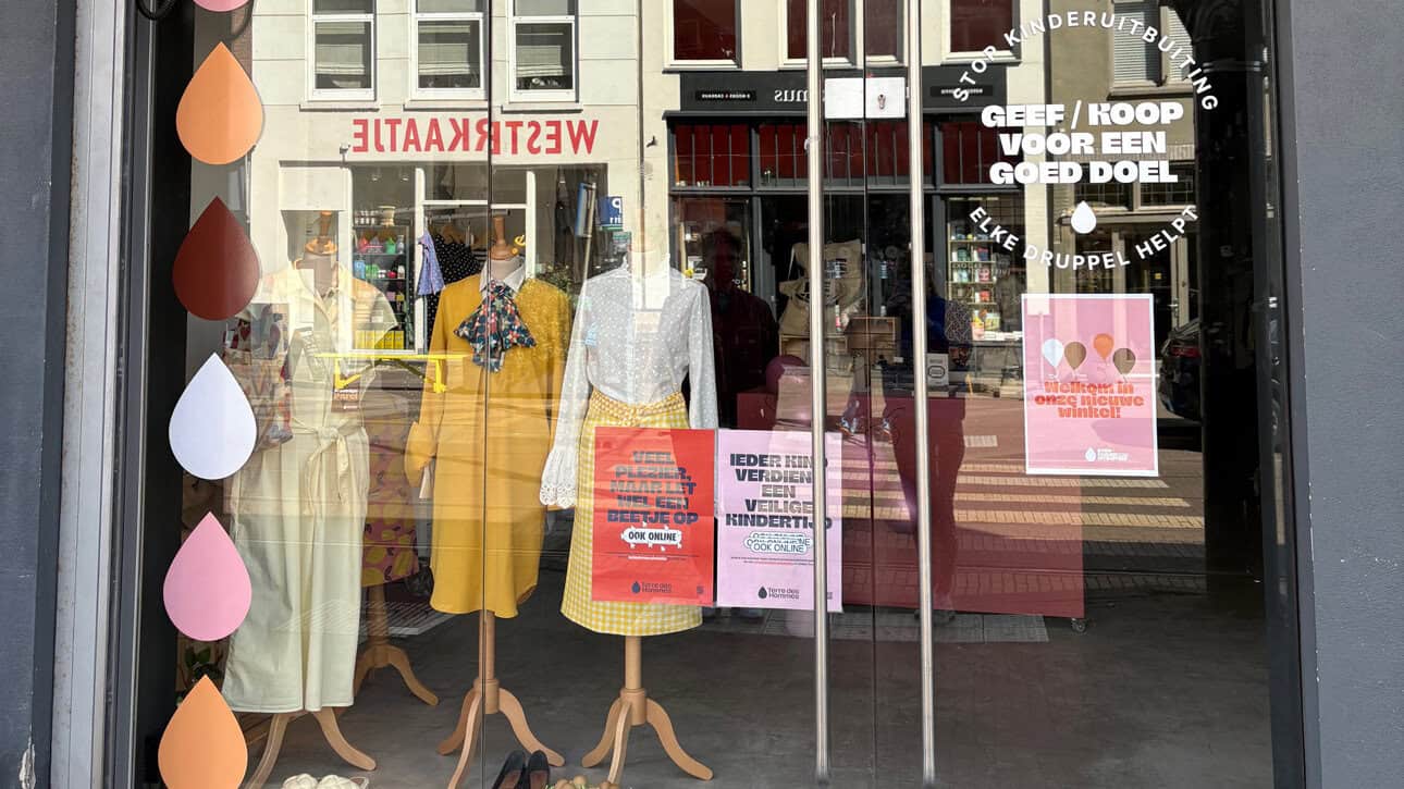 A new Terre des Hommes charity shop will officially open in Rotterdam's Hillegersberg district on Saturday 14 June 2025