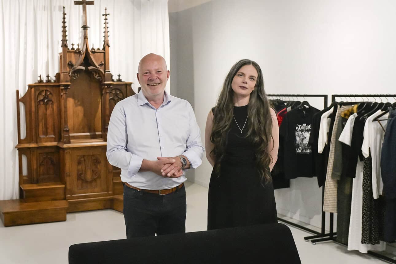 Alderman Robert Simons and entrepreneur Milena van den Berg. Photography: David Rozing.
