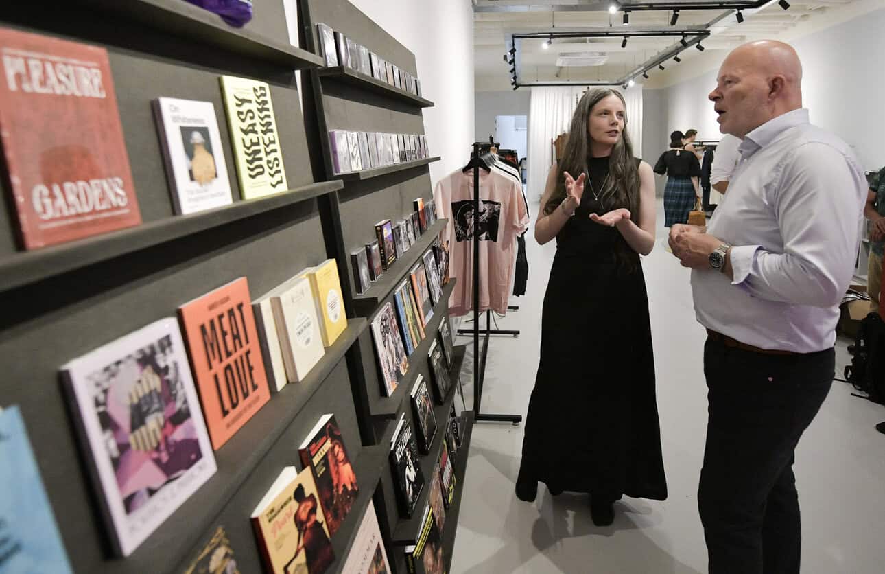 Image: Alderman Robert Simons and entrepreneur Milena van den Berg. Photo credit: David Rozing. 