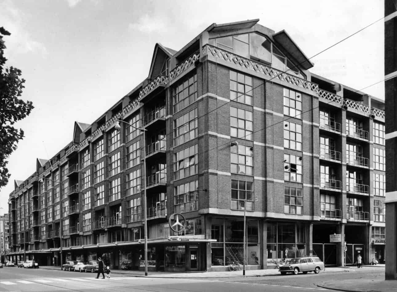 Het Industriegebouw, Rotterdam, in 1952.