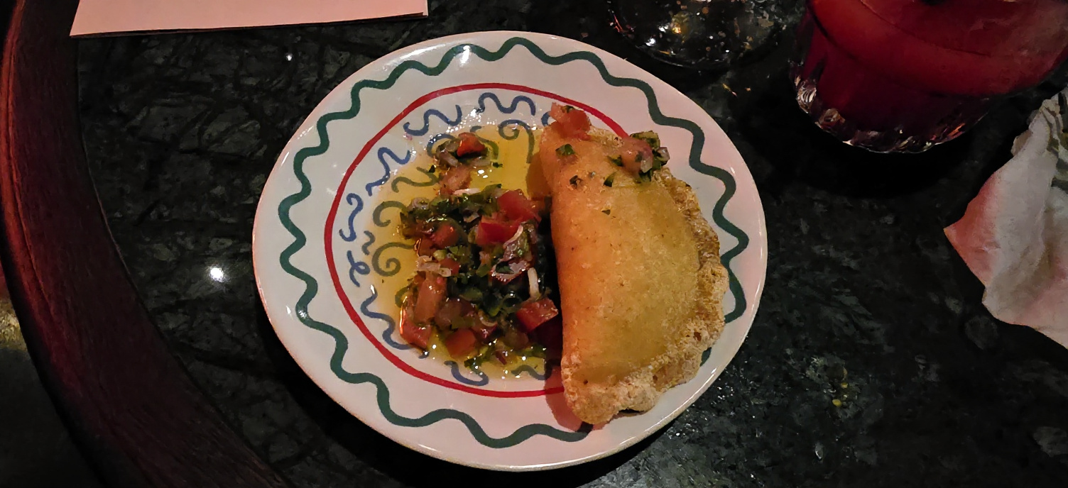 Beef empanada at Morena
