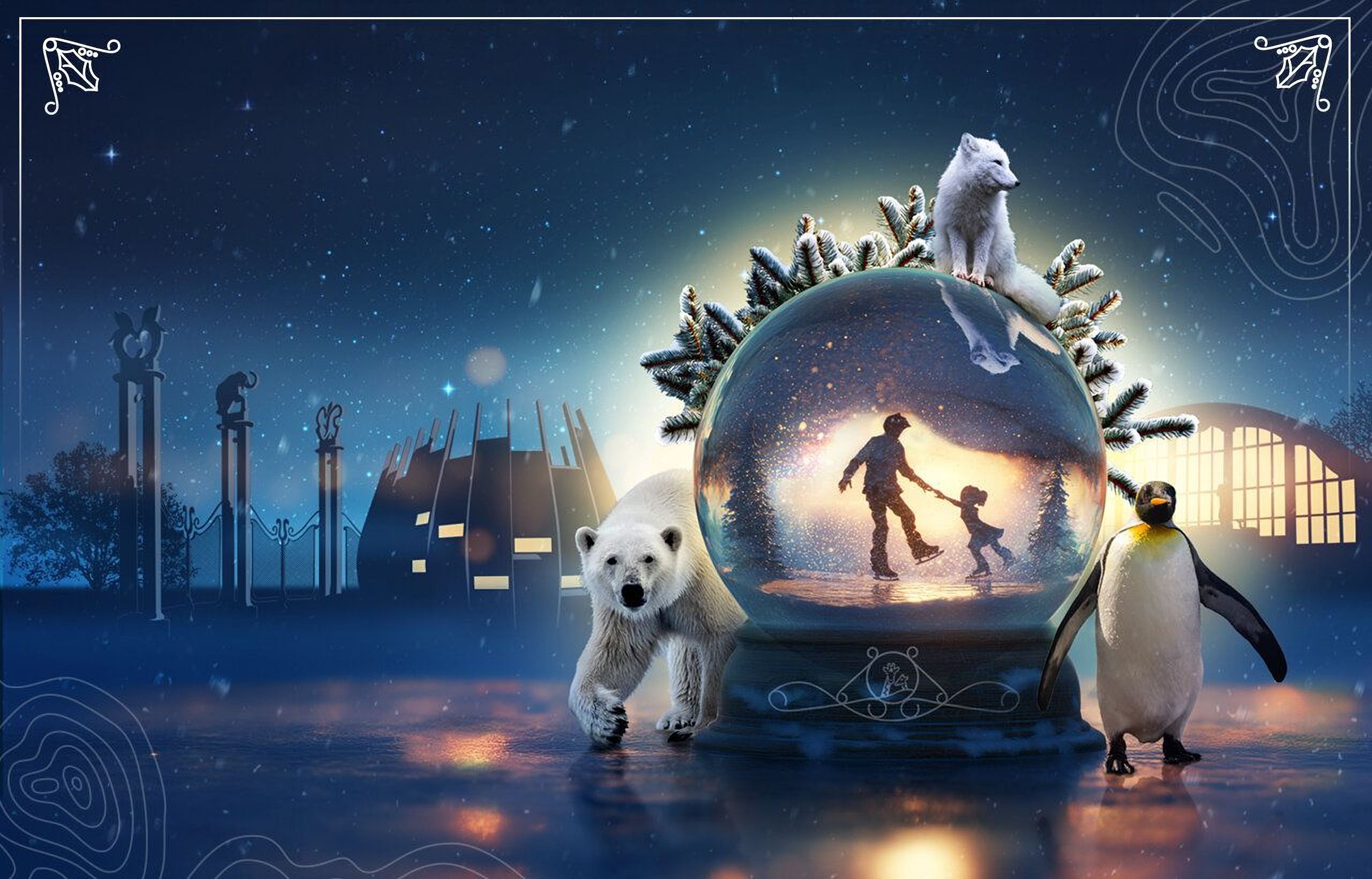 Experience Diergaarde Blijdorp’s winter wonderland in Rotterdam. Enjoy glowing trails, an ice rink, and festive treats.