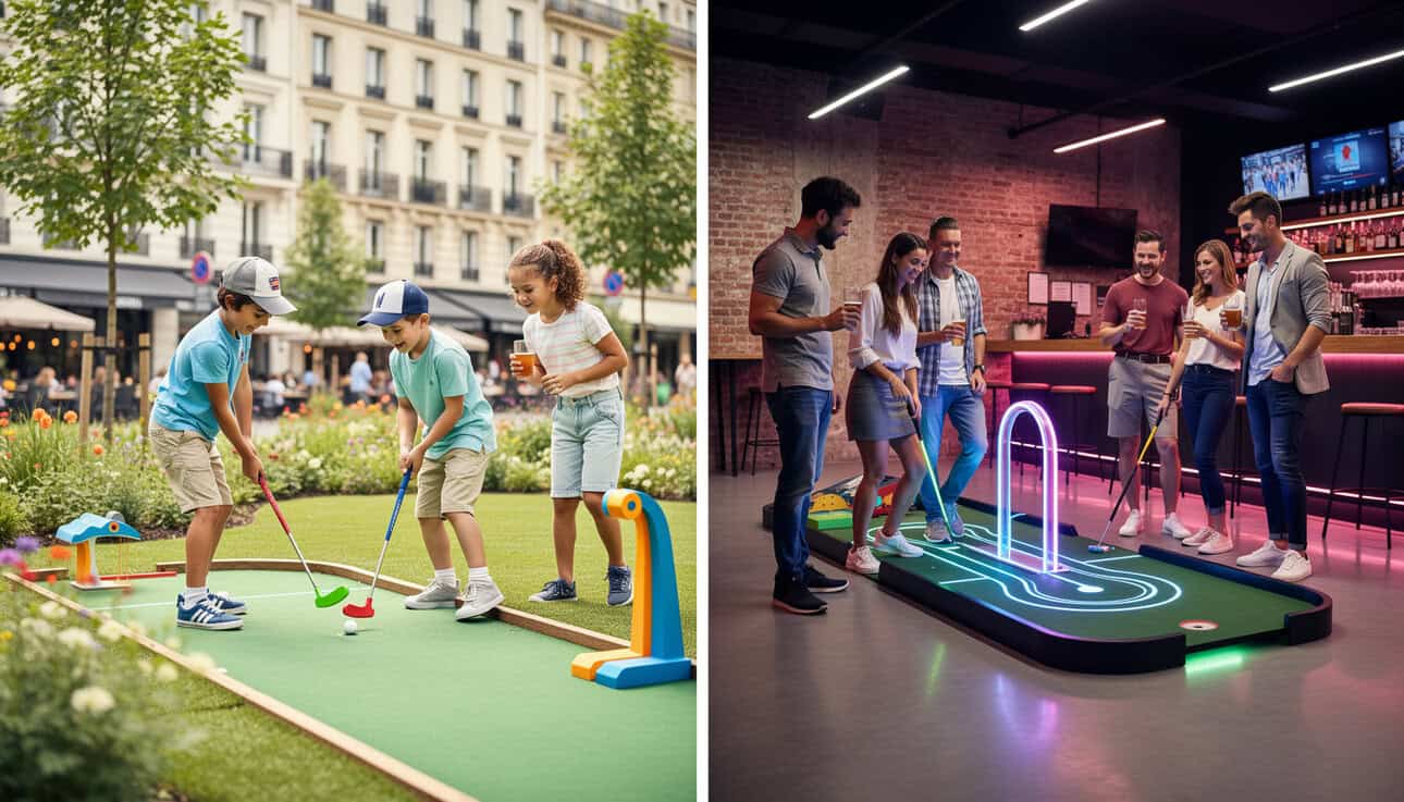 Mini golf and playful golf experiences