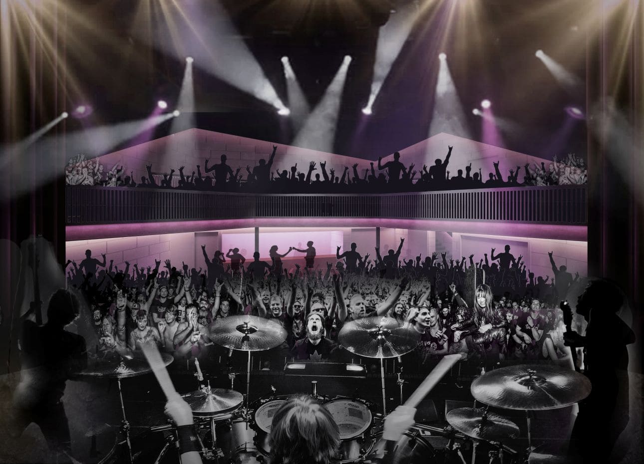 Baroeg launches Back Baroeg crowdfunding in Rotterdam to fund the interior fit-out, including key sound and lighting, as the new building nears delivery. Photo credit: Diederen Dirrix