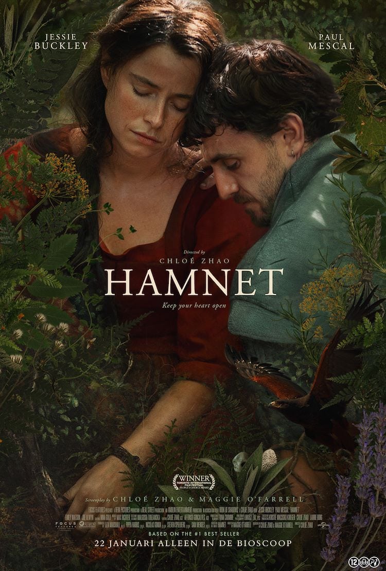 Film tip: Hamnet in Rotterdam, Chloé Zhao’s intimate drama about love, loss, and the story behind Shakespeare’s Hamlet.