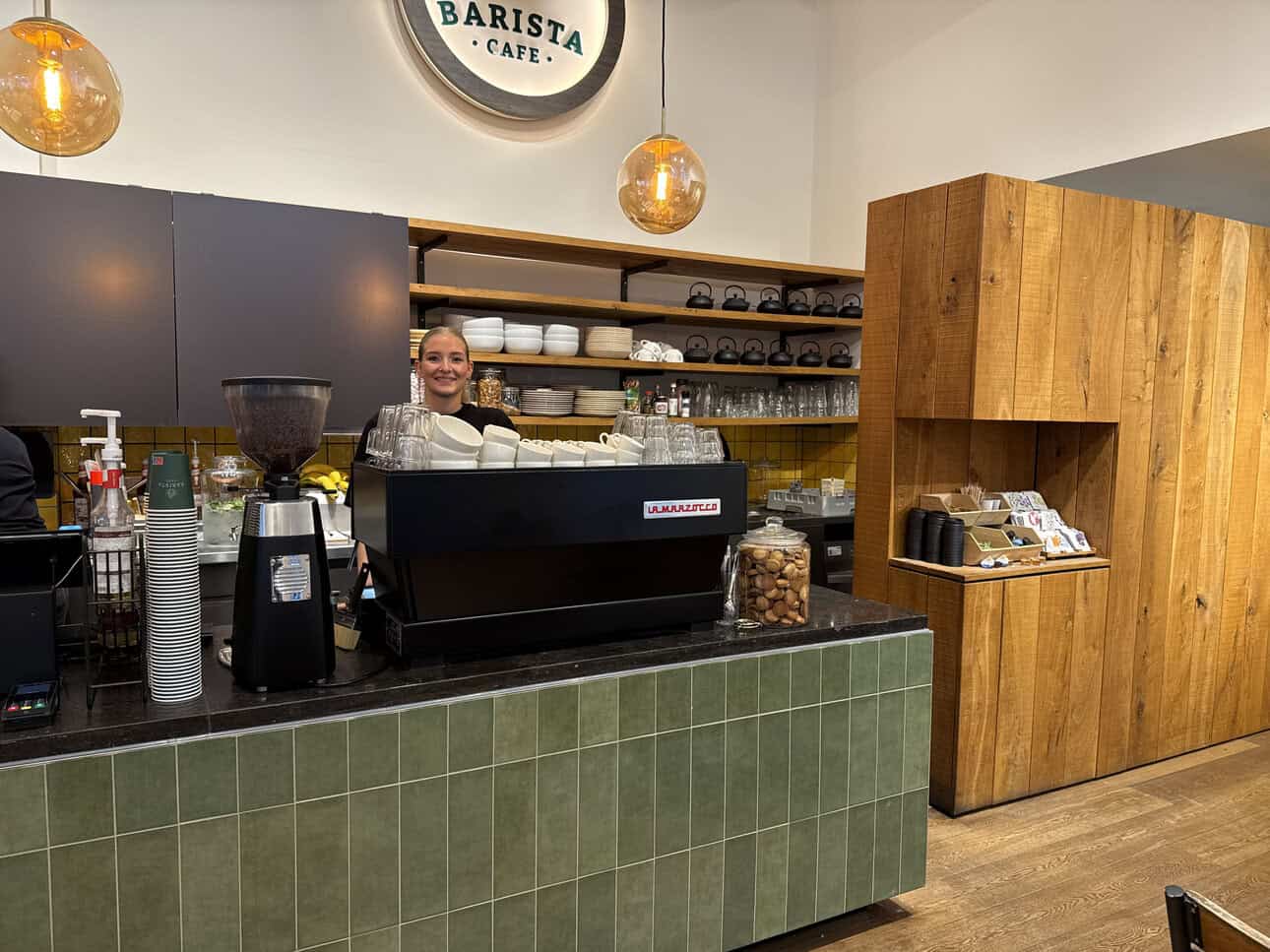 The new café is run by 22-year-old entrepreneur Donna Rijsdijk