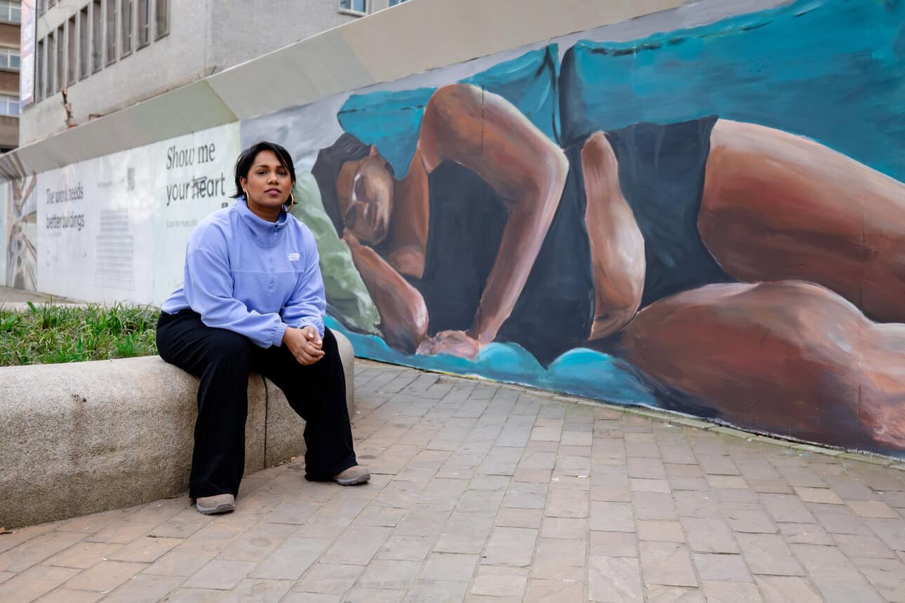 Laxmi Manuela mural at EDGE Coolsingel in Rotterdam. Photo: Brian Lubking