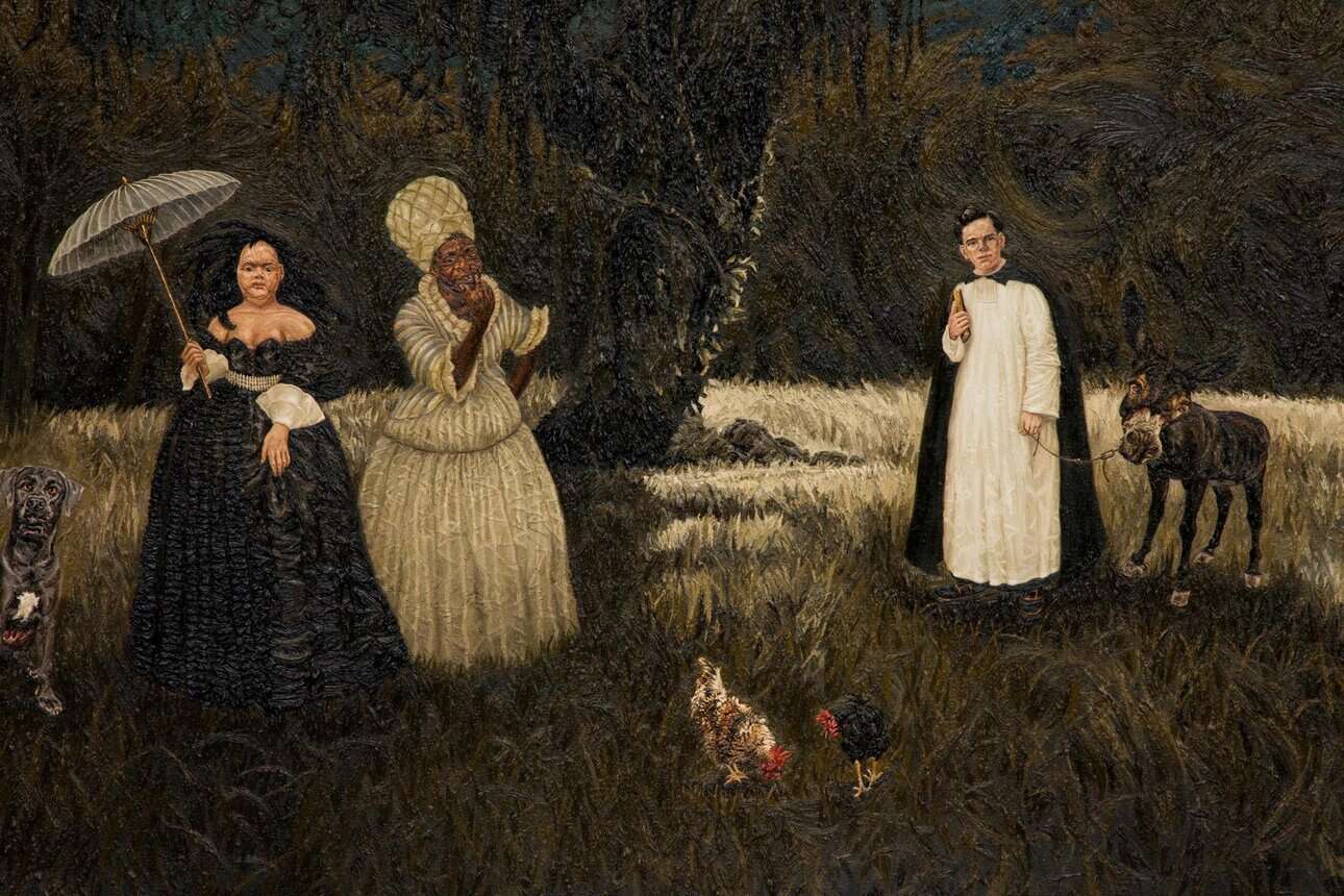 Detail from Roberta Stoddart’s Sleepwalkers (2009–2017