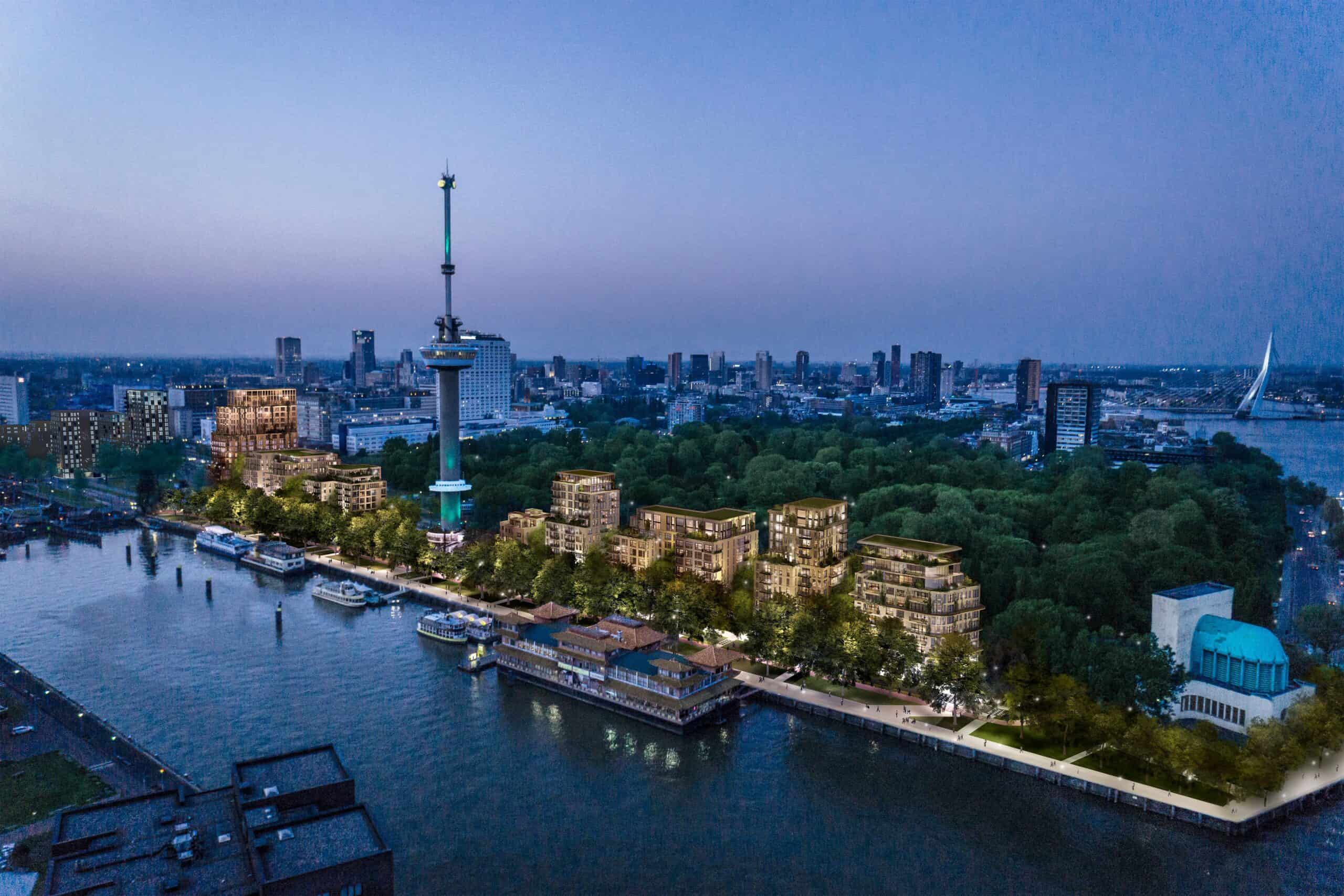 The Parkhaven zoning plan is now final, bringing Rotterdam a step closer to around 650 new homes around the Euromast and a greener waterfront area.