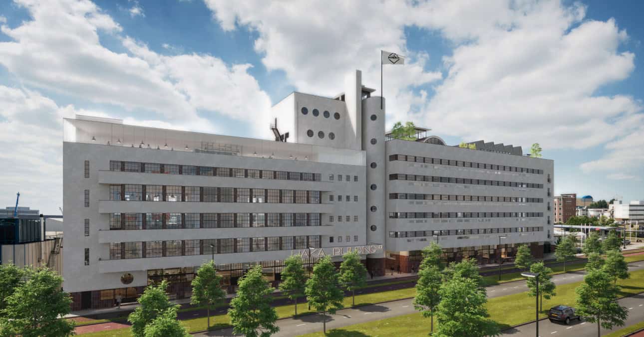 The HAKA building in Rotterdam reopens on 28 May as HAKA Rotterdam, with a new urban bistro and event spaces in the restored monument.
