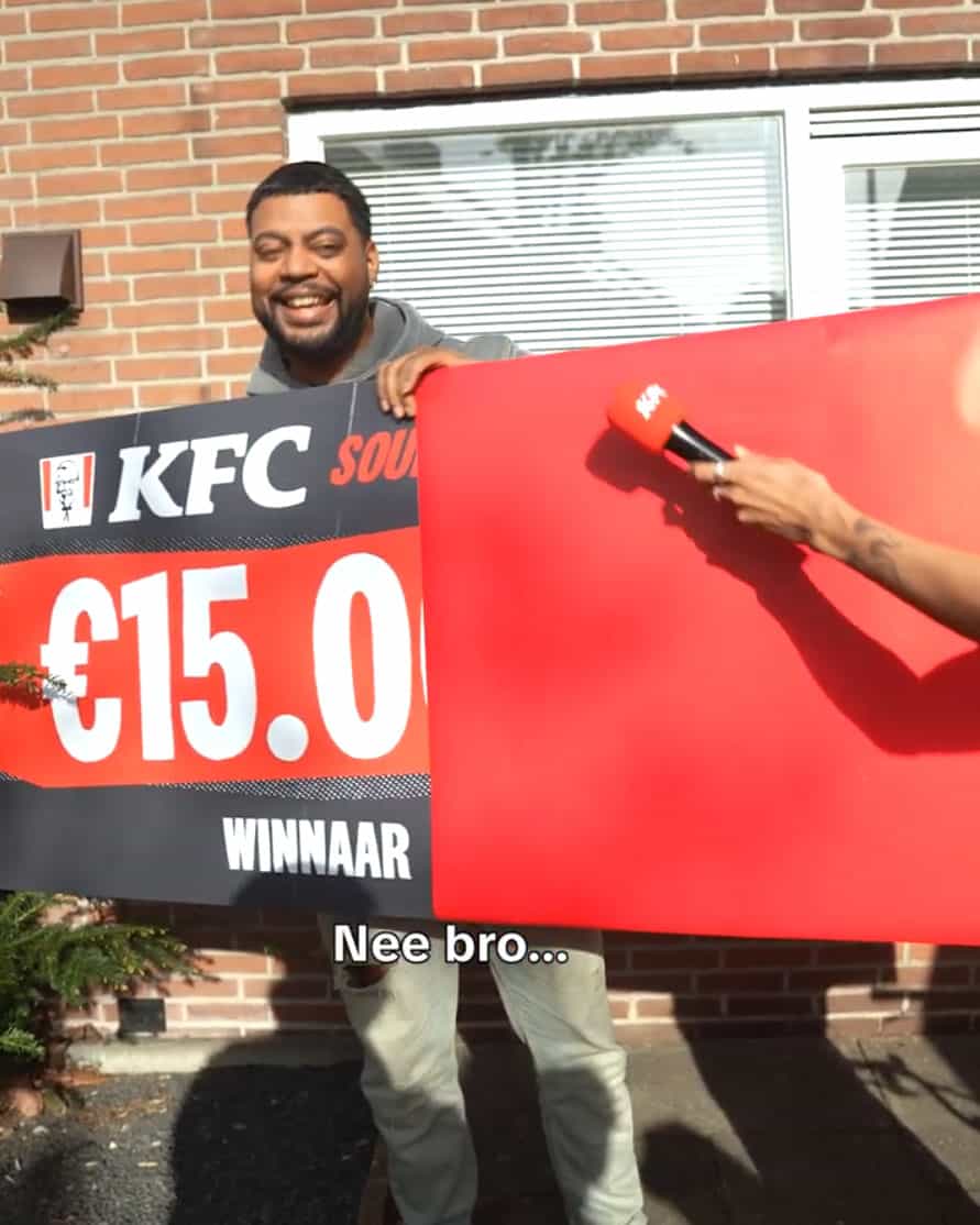 Rotterdam-region dad Daniel Alvarado has won KFC Nederland’s sound logo competition, selected from almost 800 entries curated by sor.