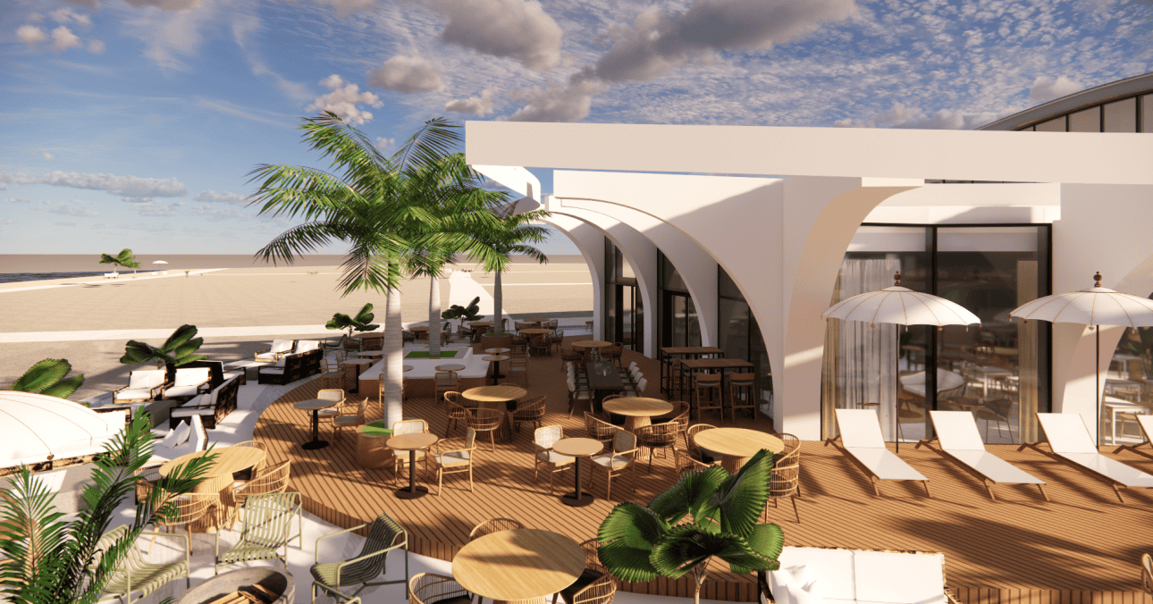EVE Scheveningen opens on 14 June at Paviljoen Noordboulevard, combining restaurant, workspace, terrace, club nights and sea views.
