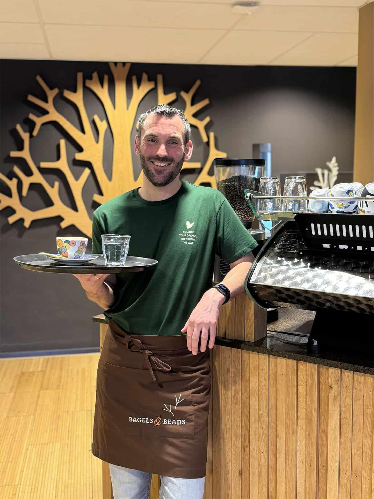 Patrick takes over Bagels & Beans Hoogstraat in Rotterdam after almost 20 years under longtime owners Madelon and Dick.