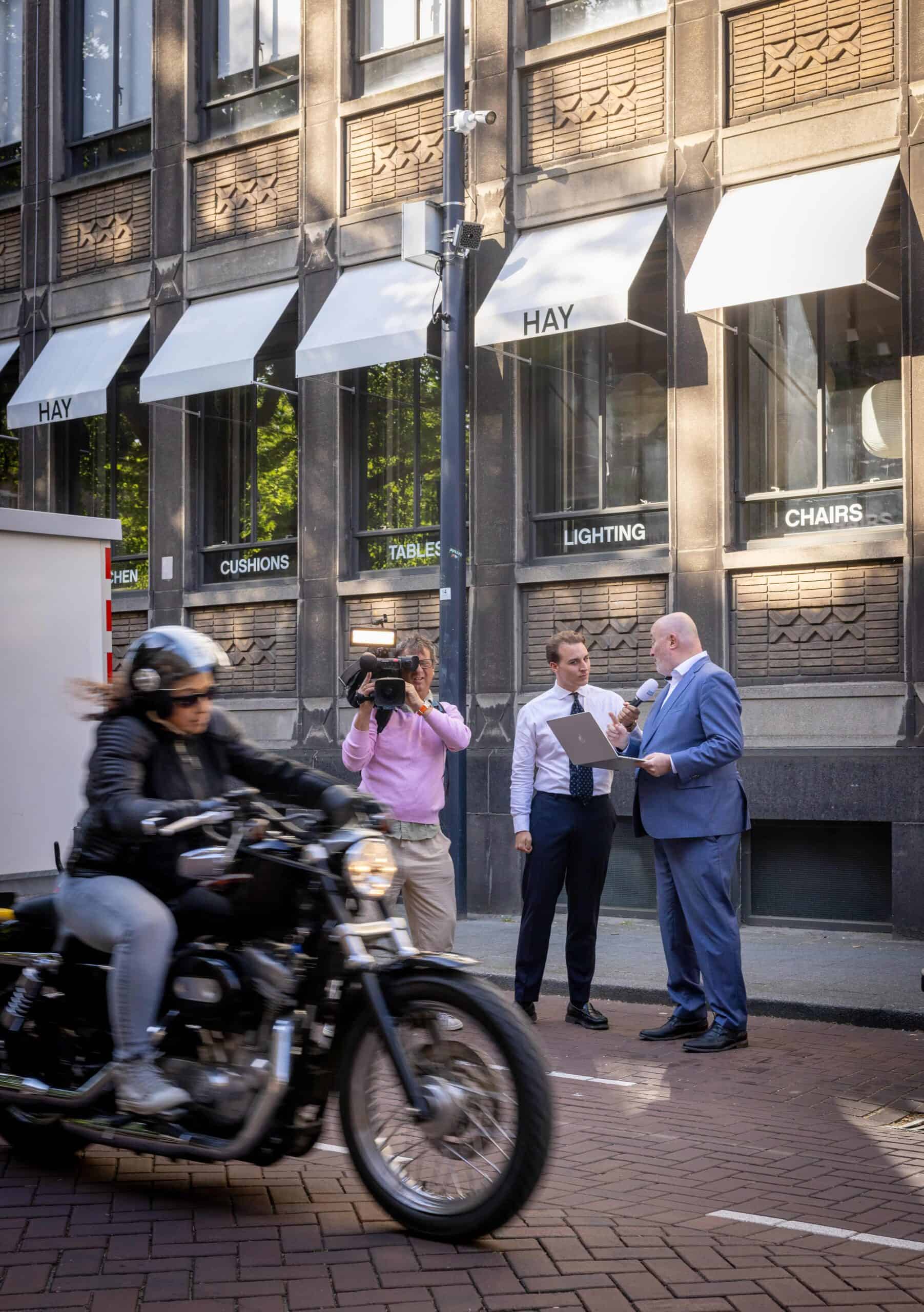 Rotterdam is testing noise cameras to tackle loud cars, motorcycles and traffic nuisance as part of its wider road safety approach.