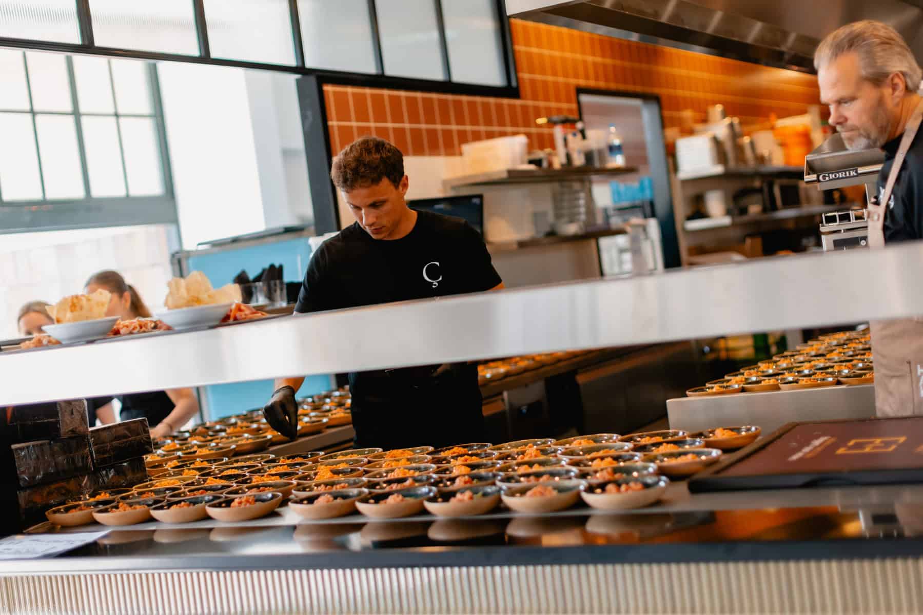 The open kitchen at HAKA Bistro. Photo: Brian Lubking