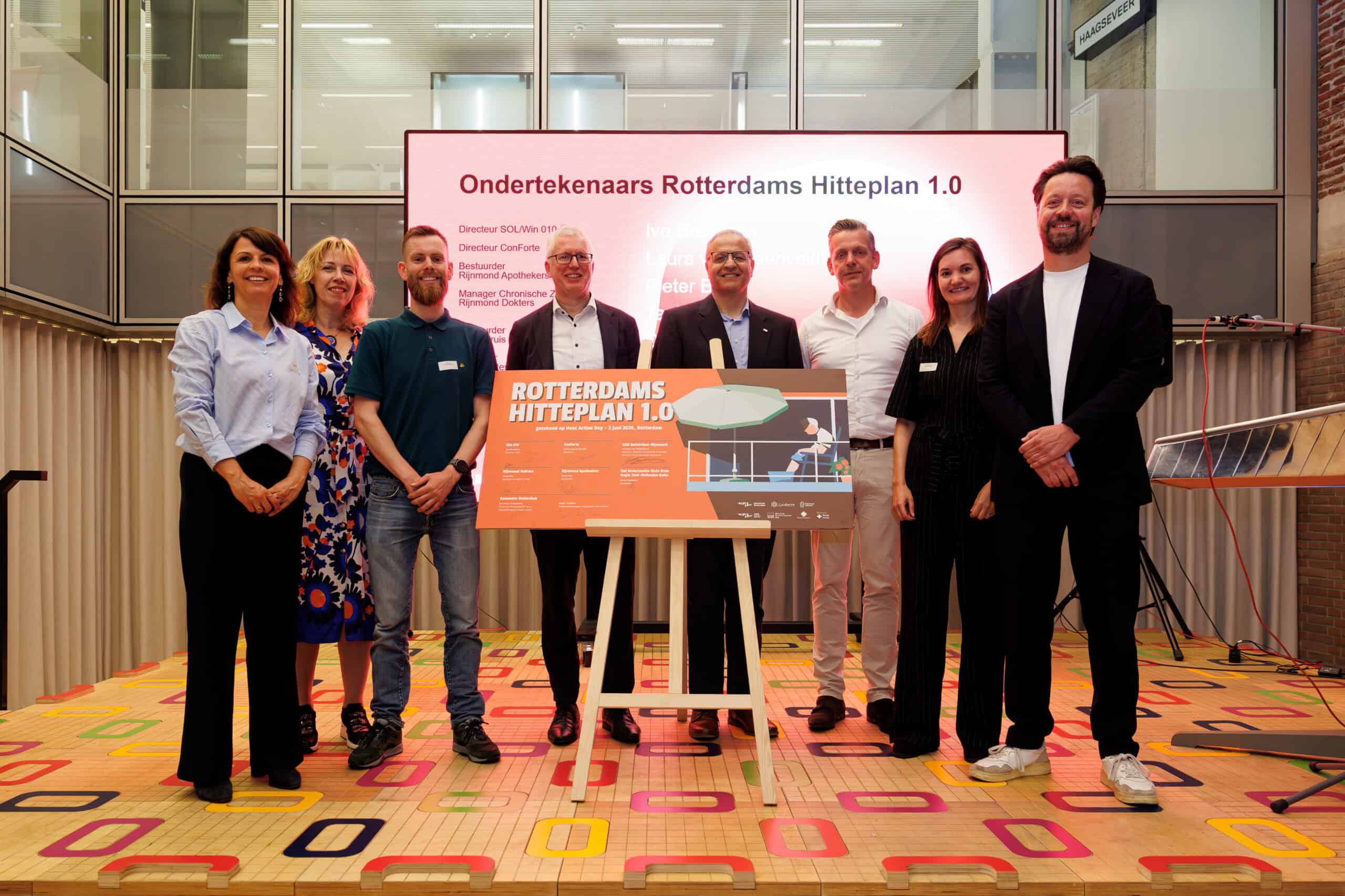 Rotterdam has signed Rotterdams Hitteplan 1.0, with agreements to protect residents, patients, clients and workers during sustained heat.