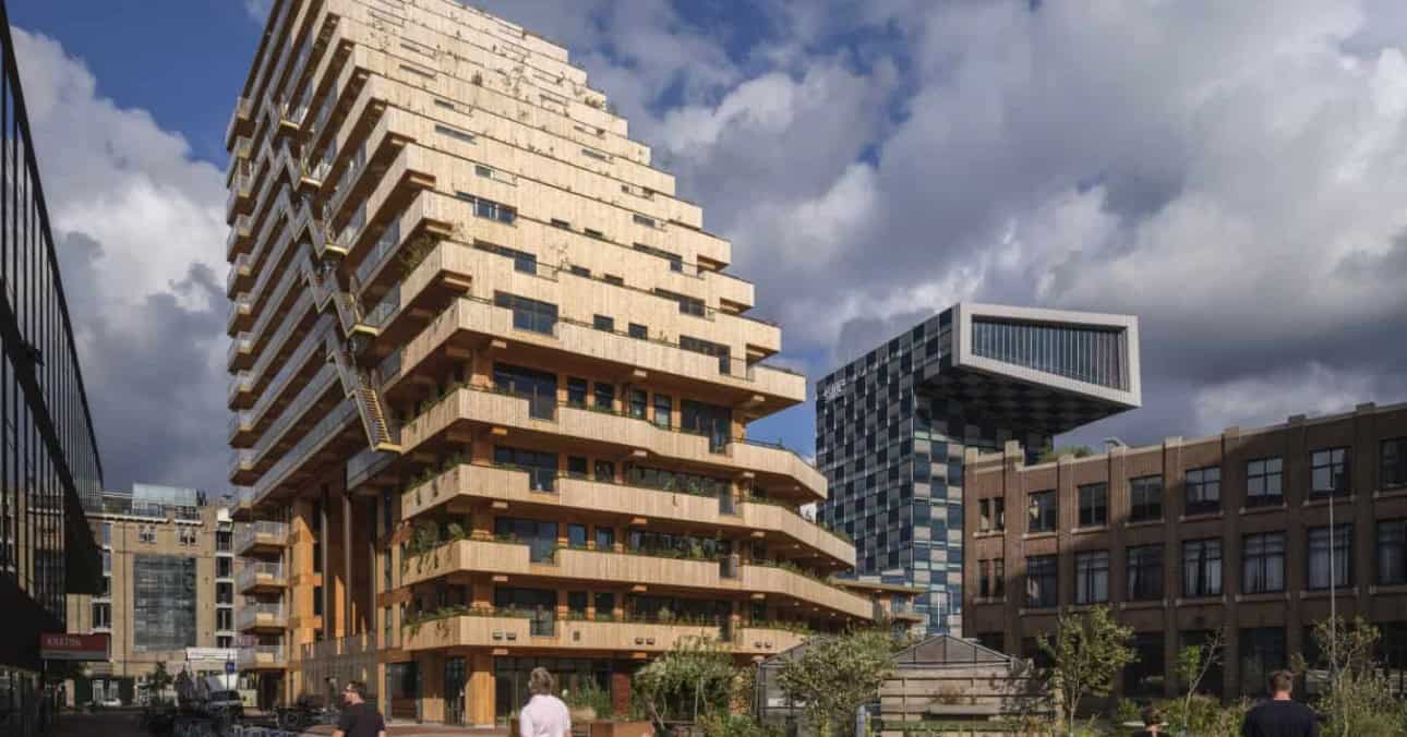 Rotterdam timber residential building SAWA has won BNA Building of the Year 2026 for its architecture, biodiversity and affordable housing.