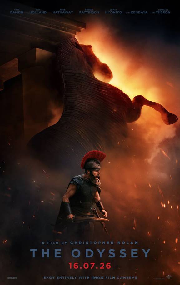 Christopher Nolan’s The Odyssey opens in Rotterdam on 16 July, with Matt Damon, mythic monsters and a special 70mm presentation at KINO.
