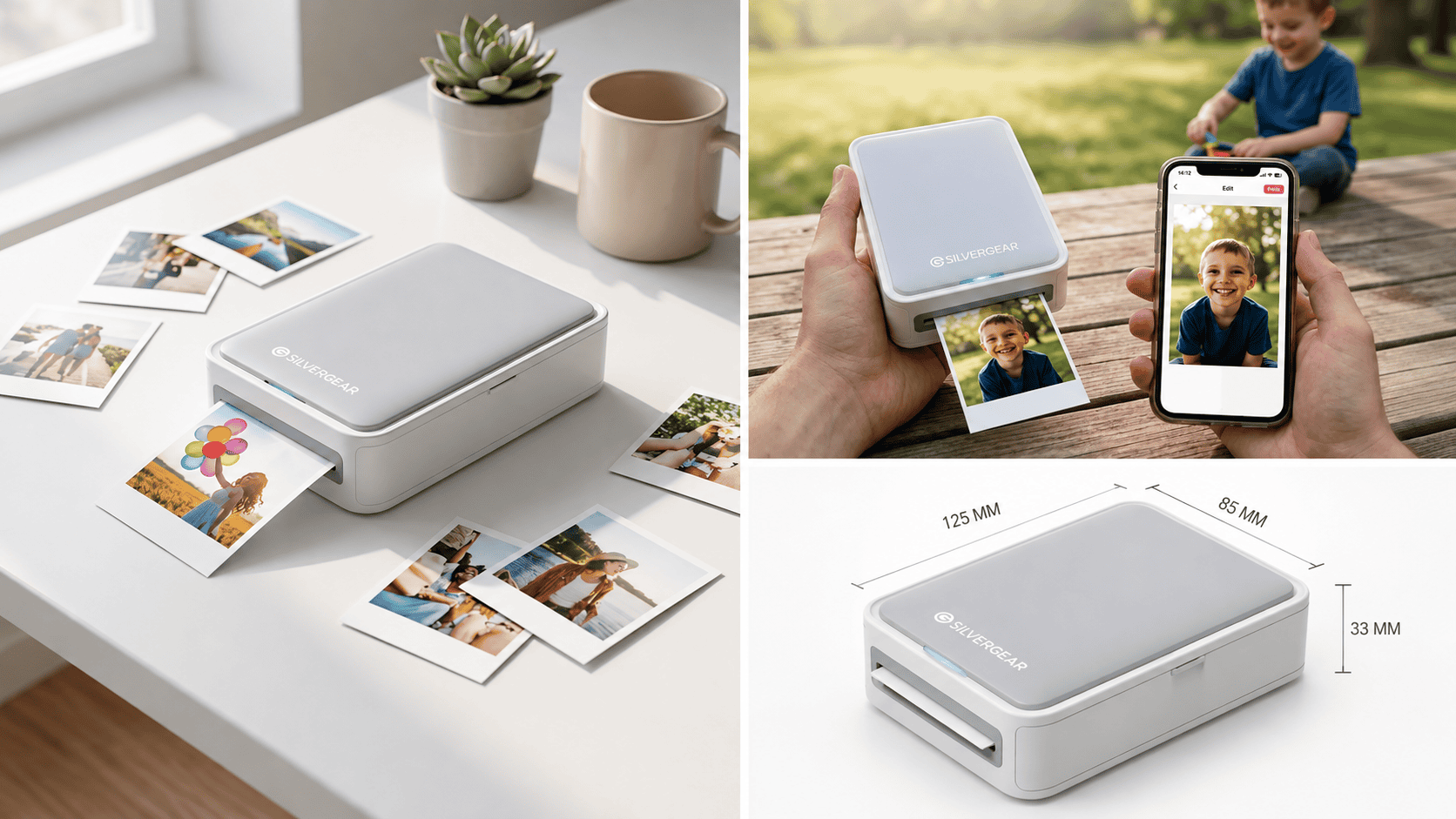 Silvergear mini photo printer