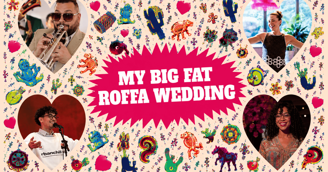 Fiesta Futura invites four couples to marry symbolically for one day in Rotterdam’s Zuiderpark, complete with live music, outfits and a first dance.