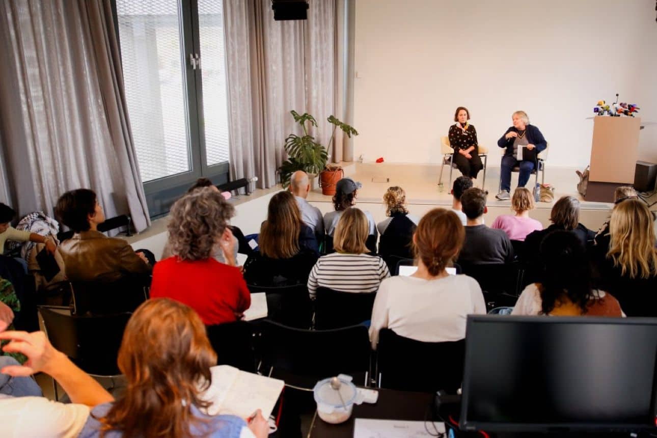 Philosopher Rosi Braidotti during After Summer School 2025. Photo: Sarah Huiskamp.