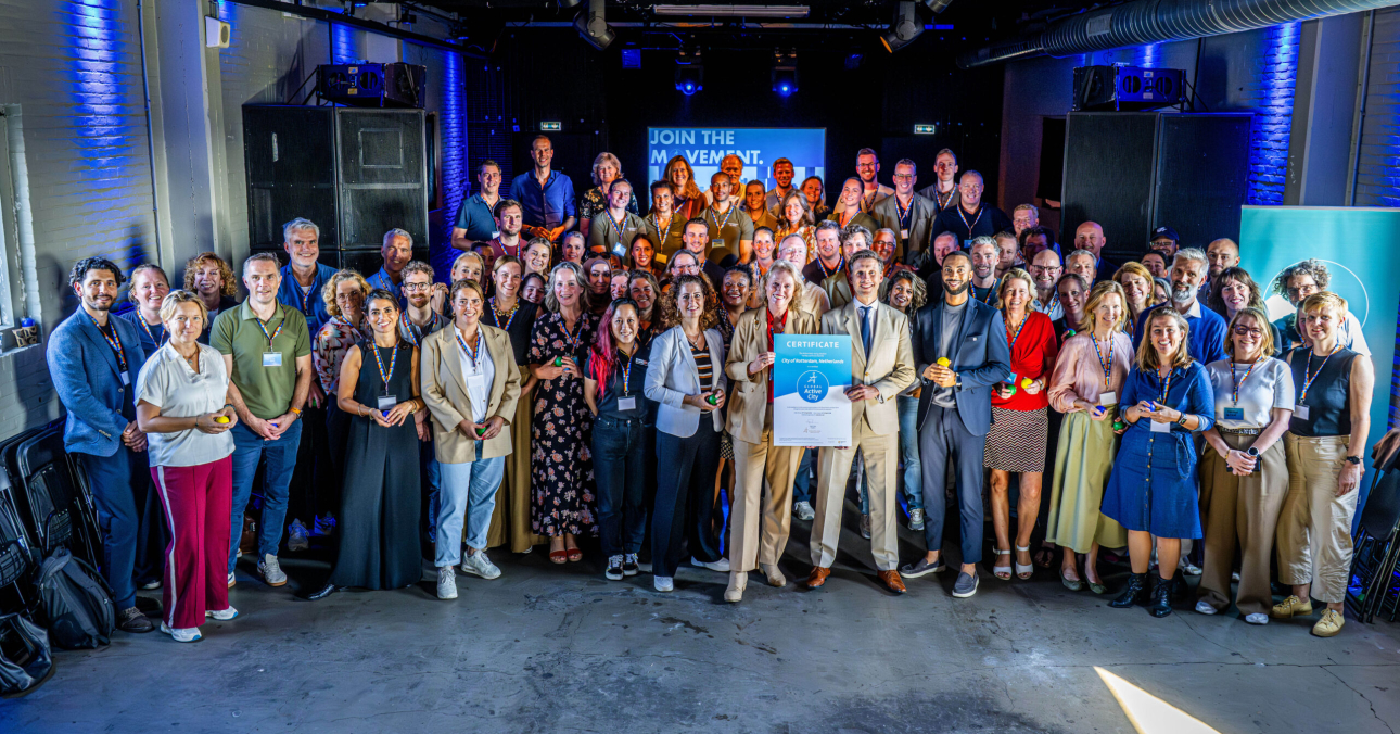 Rotterdam becomes the first Dutch city to receive Global Active City certification, recognising its approach to sport, movement and active public spaces.