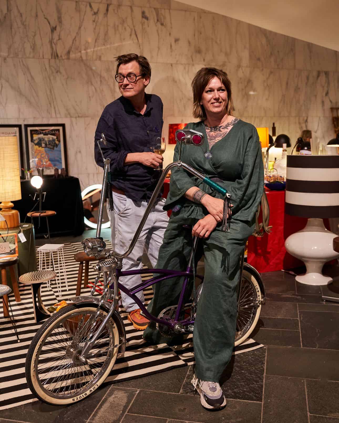 Christian Igesz and Marieke Holtes, the organisers behind Waluw Vintage & Design Market. Photograph: Billy Evers.