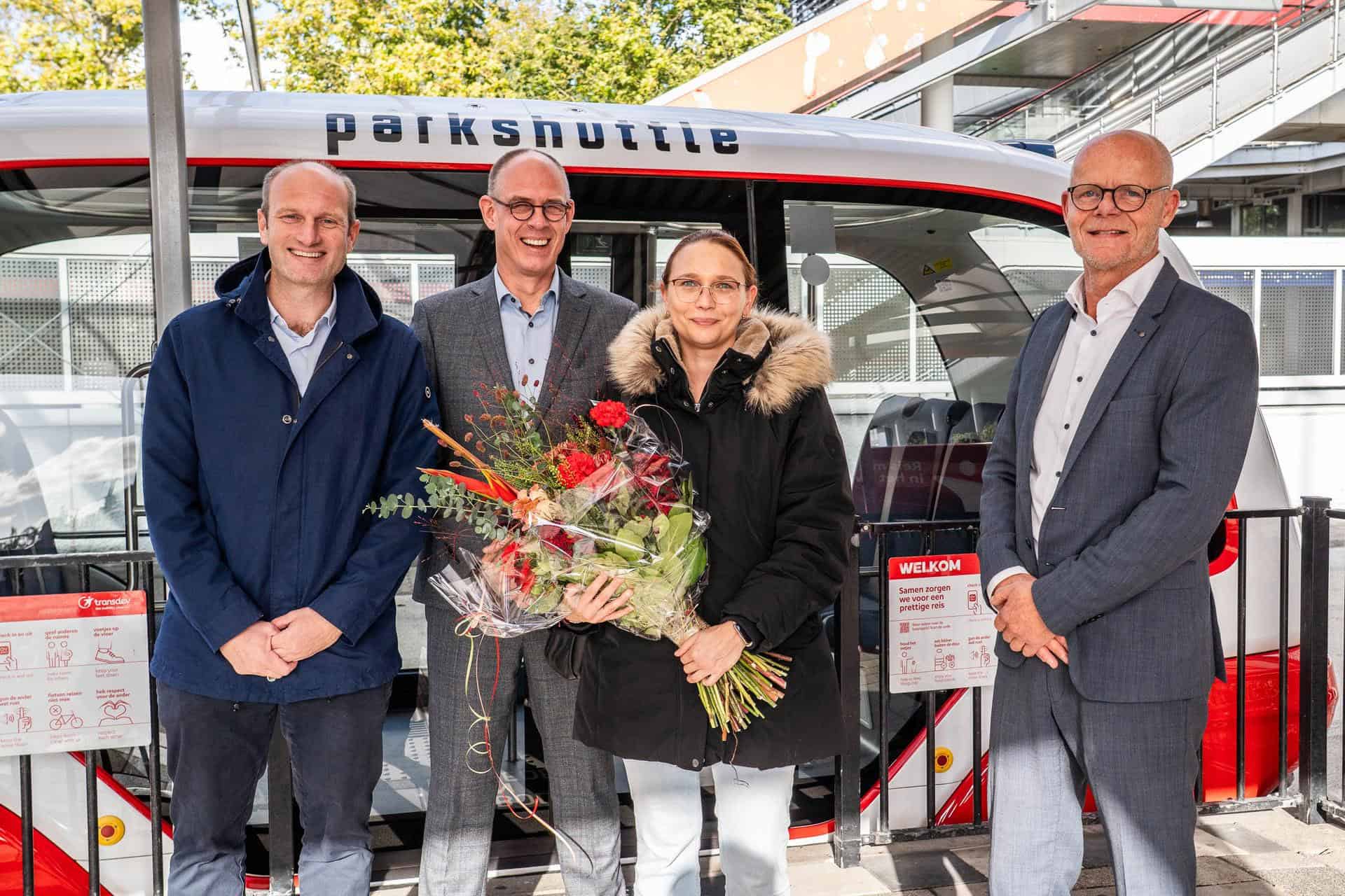 Parkshuttle verwelkomt miljoenste reiziger
