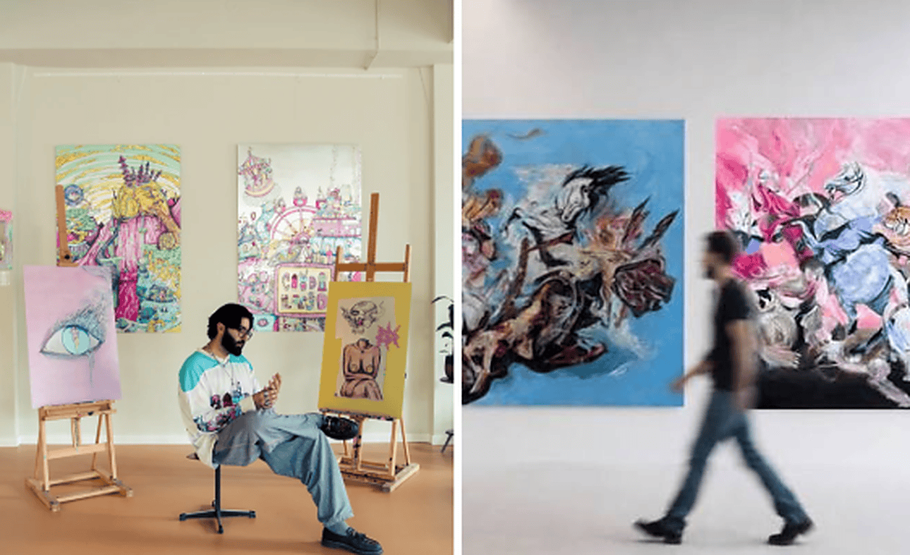 De Wijnborrel is bringing contemporary art, live creative activities, wine and music