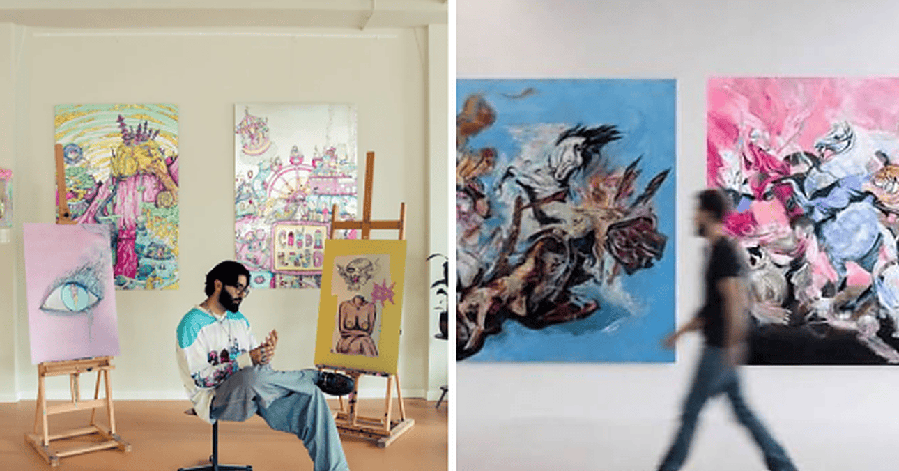 De Wijnborrel is bringing contemporary art, live creative activities, wine and music