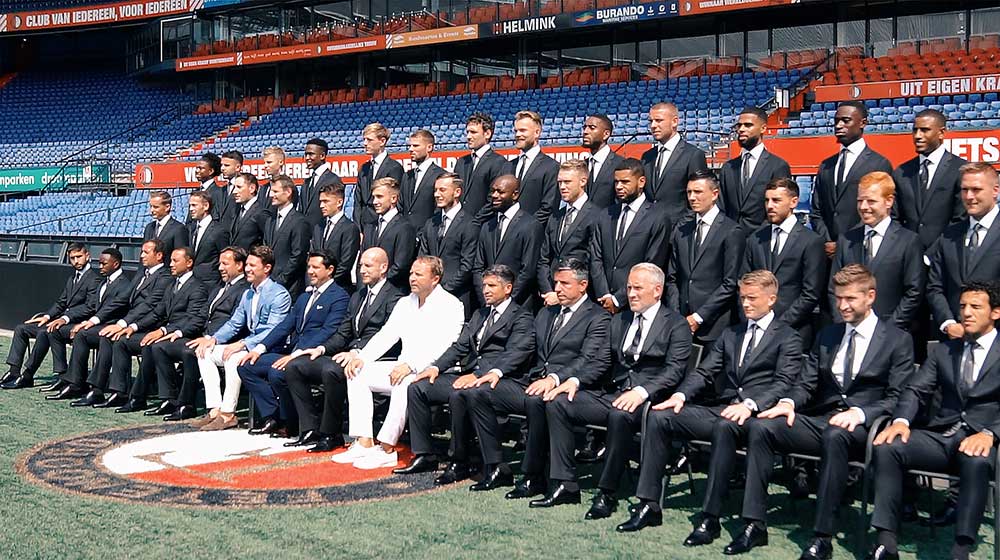 Feyenoord Rotterdam show off new suits designed by OGERs OCFS label