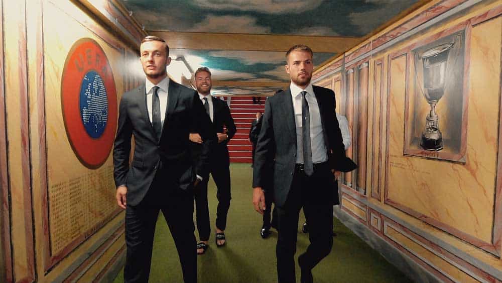 Feyenoord Rotterdam show off new suits designed by OGERs OCFS label
