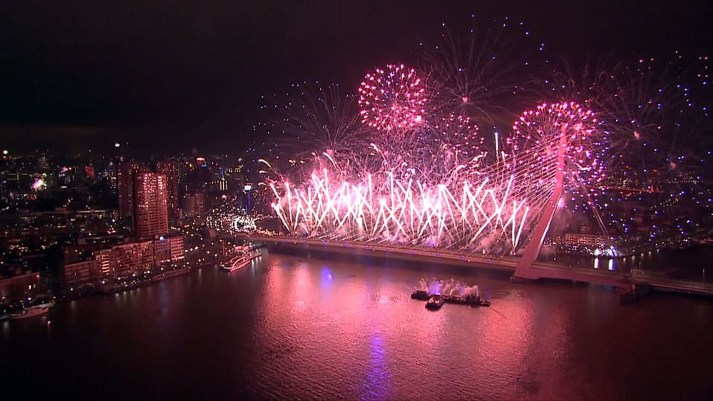 The National Fireworks show in Rotterdam