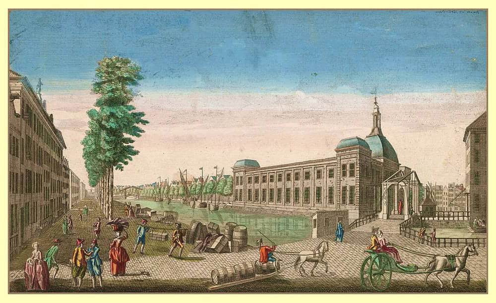 Beurs Rotterdam in 1790 (unknown author)